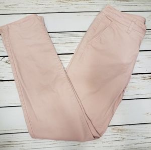 Skinny Stretch Dress Pants AE 6R Pink Regular Medium American Eagle Blush